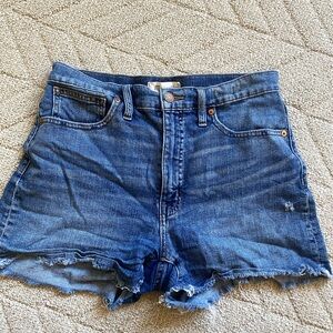 Madewell Classic Blue Jean Shorts